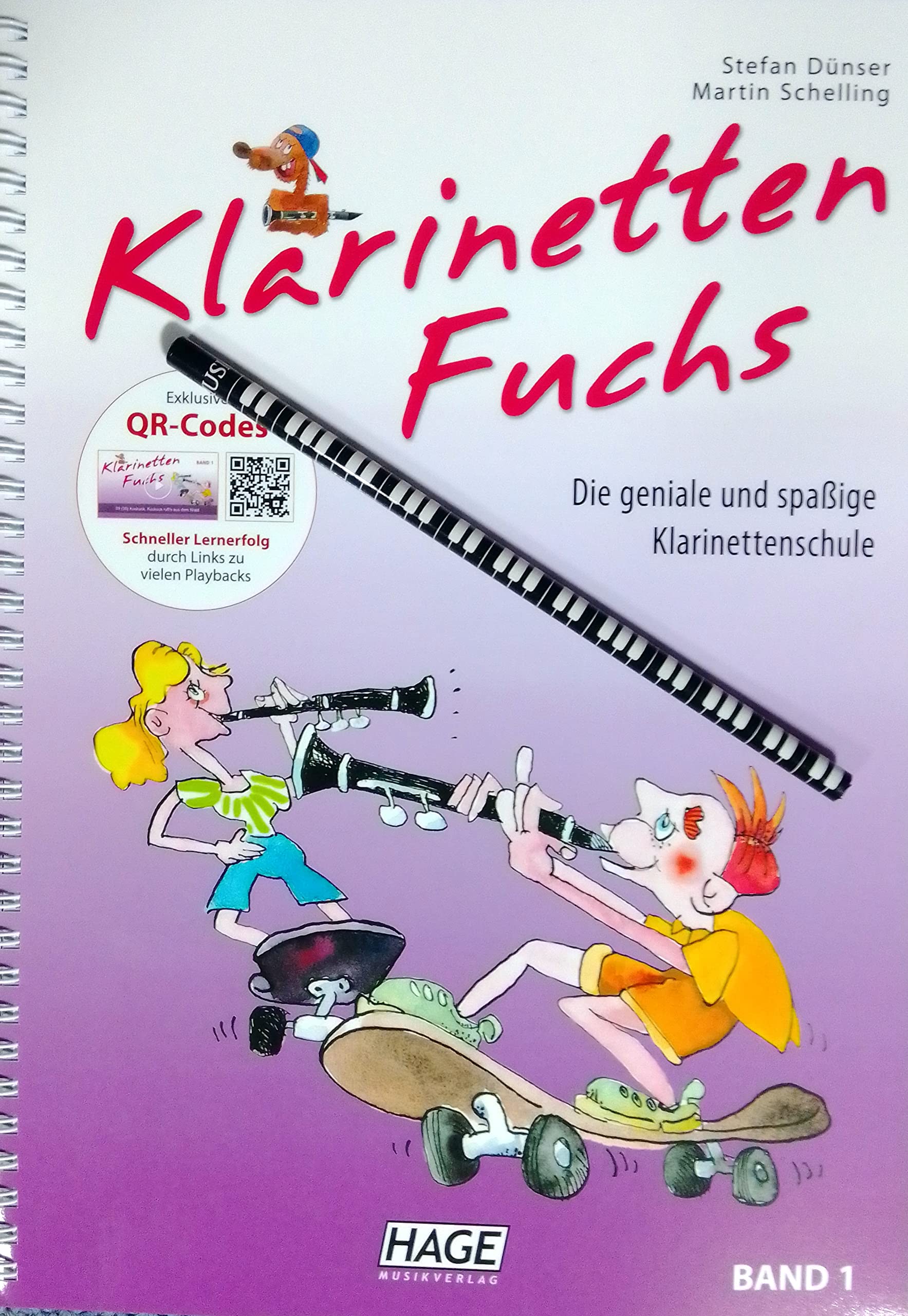 Clarinet Fox Volume 1 Online Material with Music Pencil