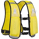 NOOLA Running Vest with Dual 500ml Soft Flask, Lightweight Hydration Vest for Women Men, Water Backpack with Adjustable Strap