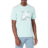 Armani Exchange Mens Camo Jaccard Graphic Short Sleeve T-Shirt