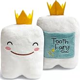 Cairn Tooth Fairy Pillow for Boys and Girls - Soft Plush Tooth Fairy Box Alternative with Pocket - Modern Keepsake Gift for Kids Losing Teeth - Squishable Stuffed Animal Co