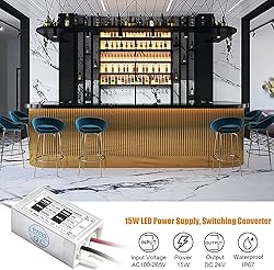 15W LED Power Supply 24V - Lustaled IP67 Waterproof