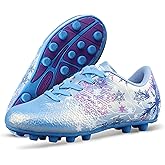Vizari Frost Kids Soccer Cleats – Toddler, Little Kids Firm Ground Football Shoes with Rubber Studs | Lightweight, Comfortable, Non-Slip Design Blue
