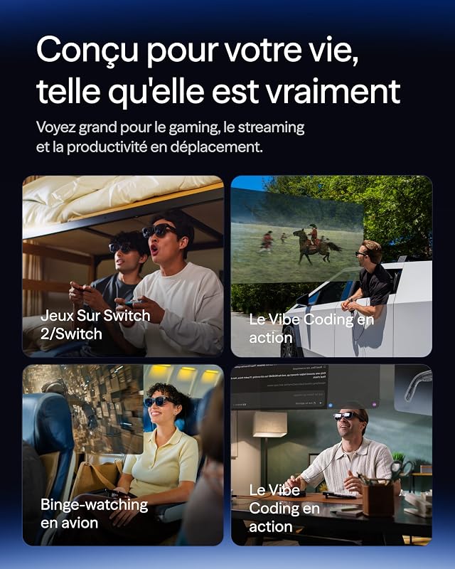 Pro 2 Lunettes XR/AR – UltraClarity 3.0 120 Hz, 1600 nits, 50° FOV — photo 7 sur 8