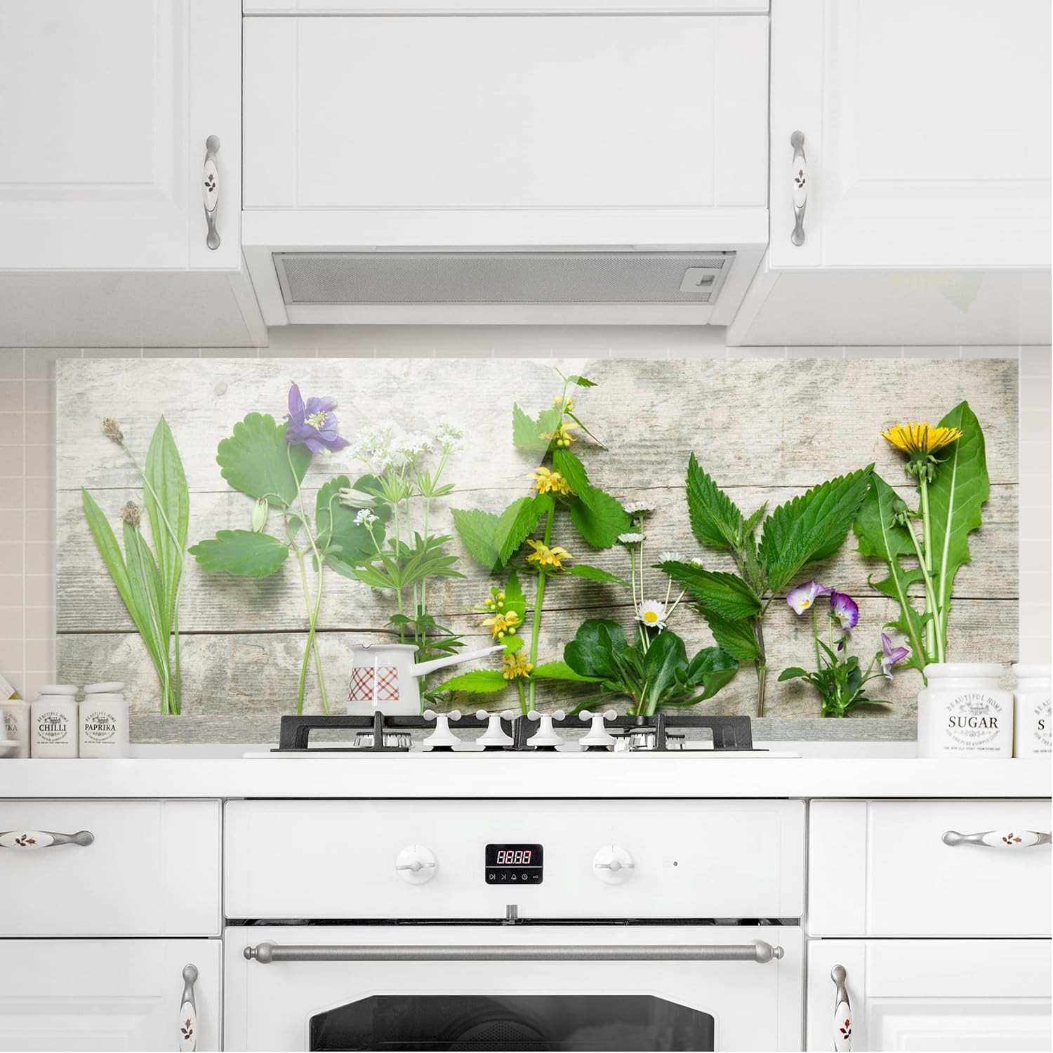 Pannello A Parete In Vetro Temperato Bbs04b Pannello Decorativo Per Cucina Coperchi Antischizzo Casa E Cucina Teacuppublishing Com