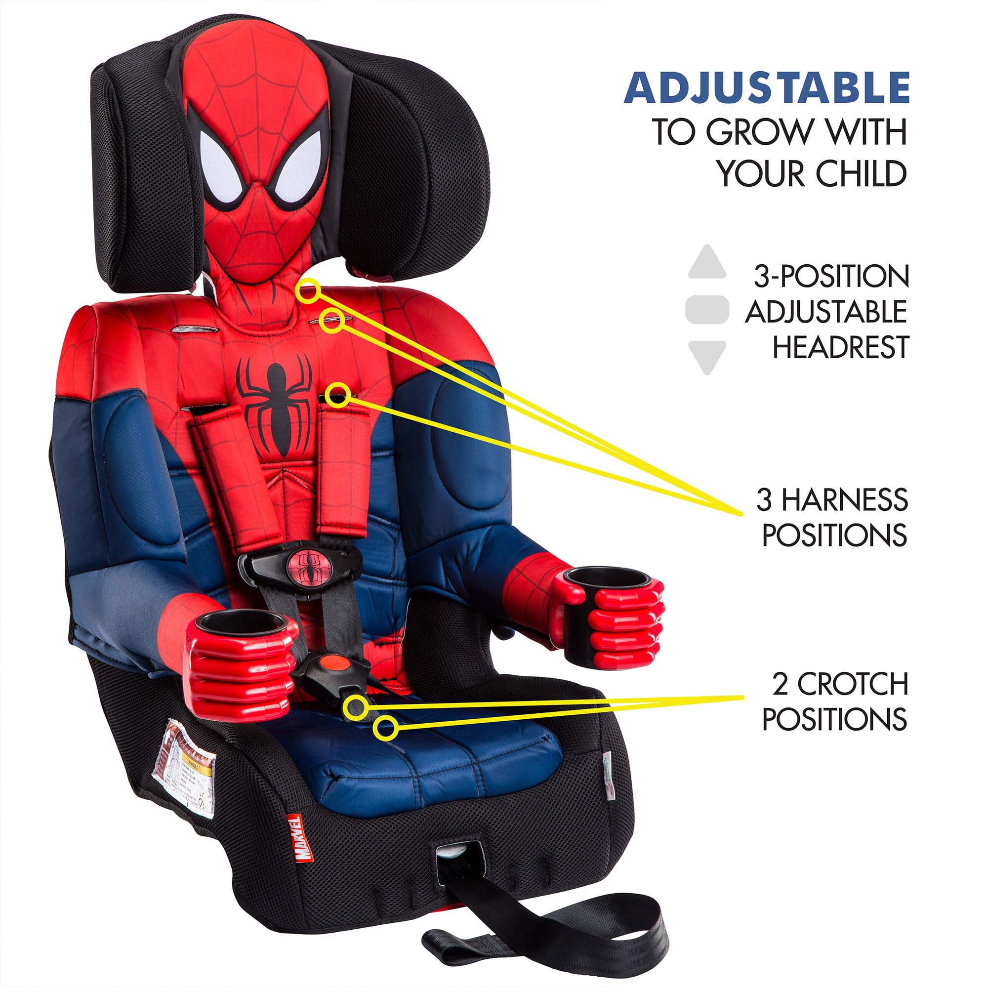 KidsEmbrace 2in1 ForwardFacing Harness Booster Seat, Marvel SpiderMan Pricepulse