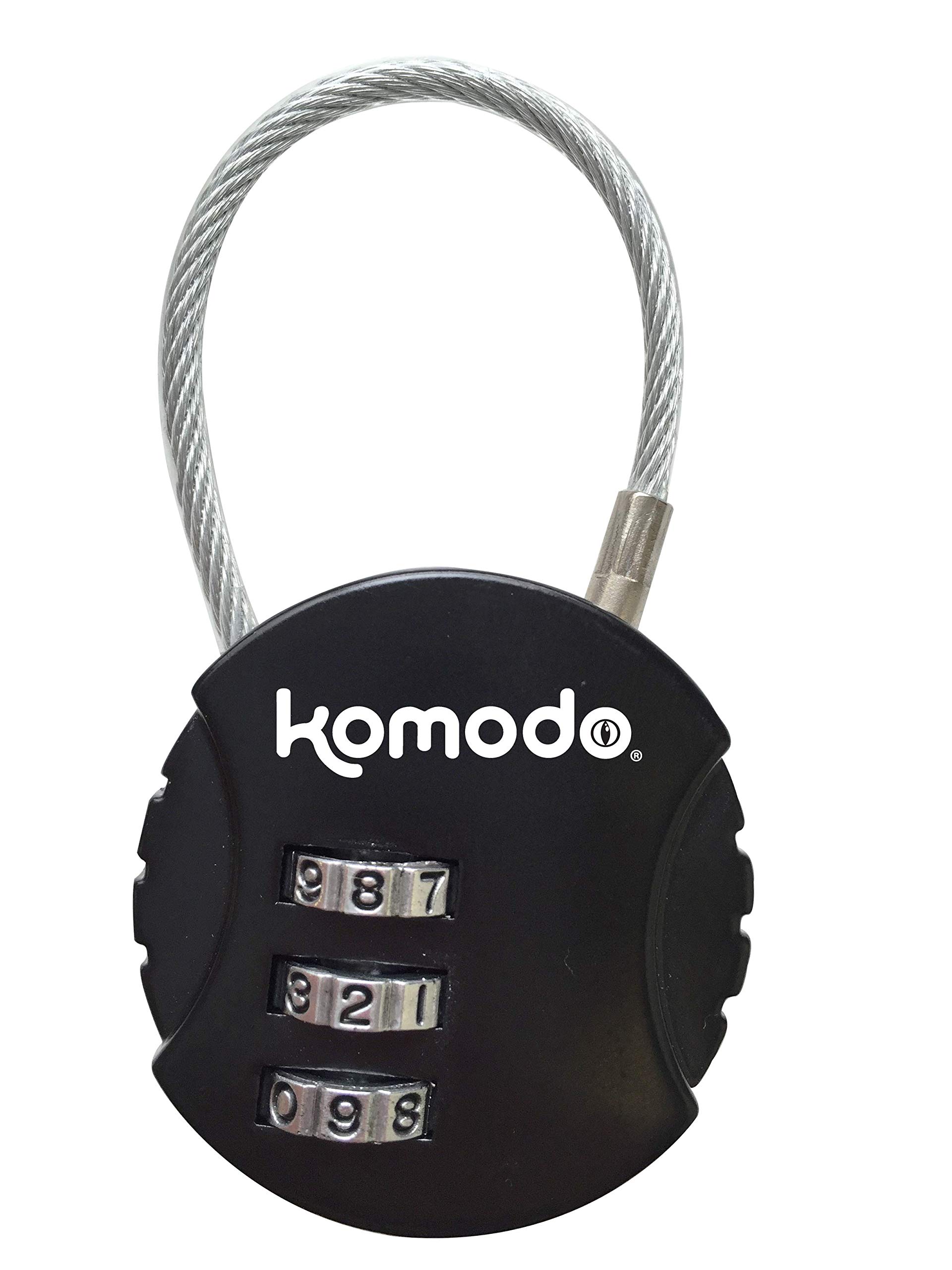 Komodo Advanced Habitat Lock for Pet Reptiles Habitat with Hinged Door Easy to Use Secure Combination Lock for Indoor Terrarium Vivarium Enclosures