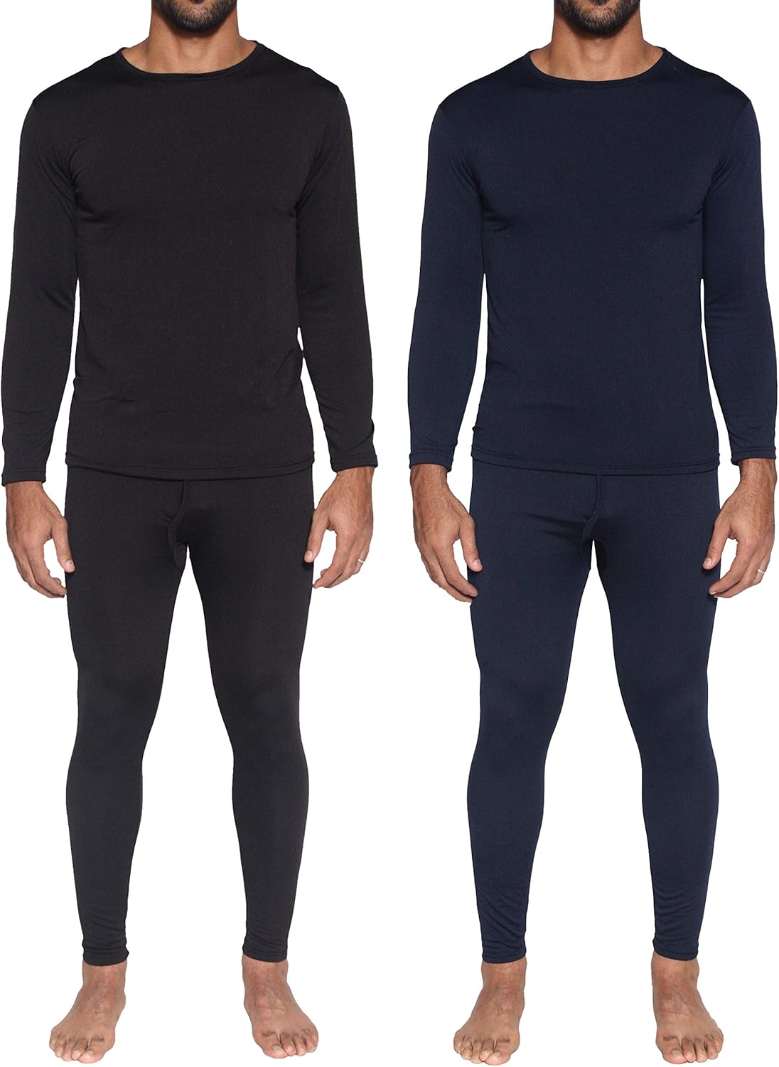 2 Mens Thermal Sets Thermal Underwear for Men Long Sleeve Top