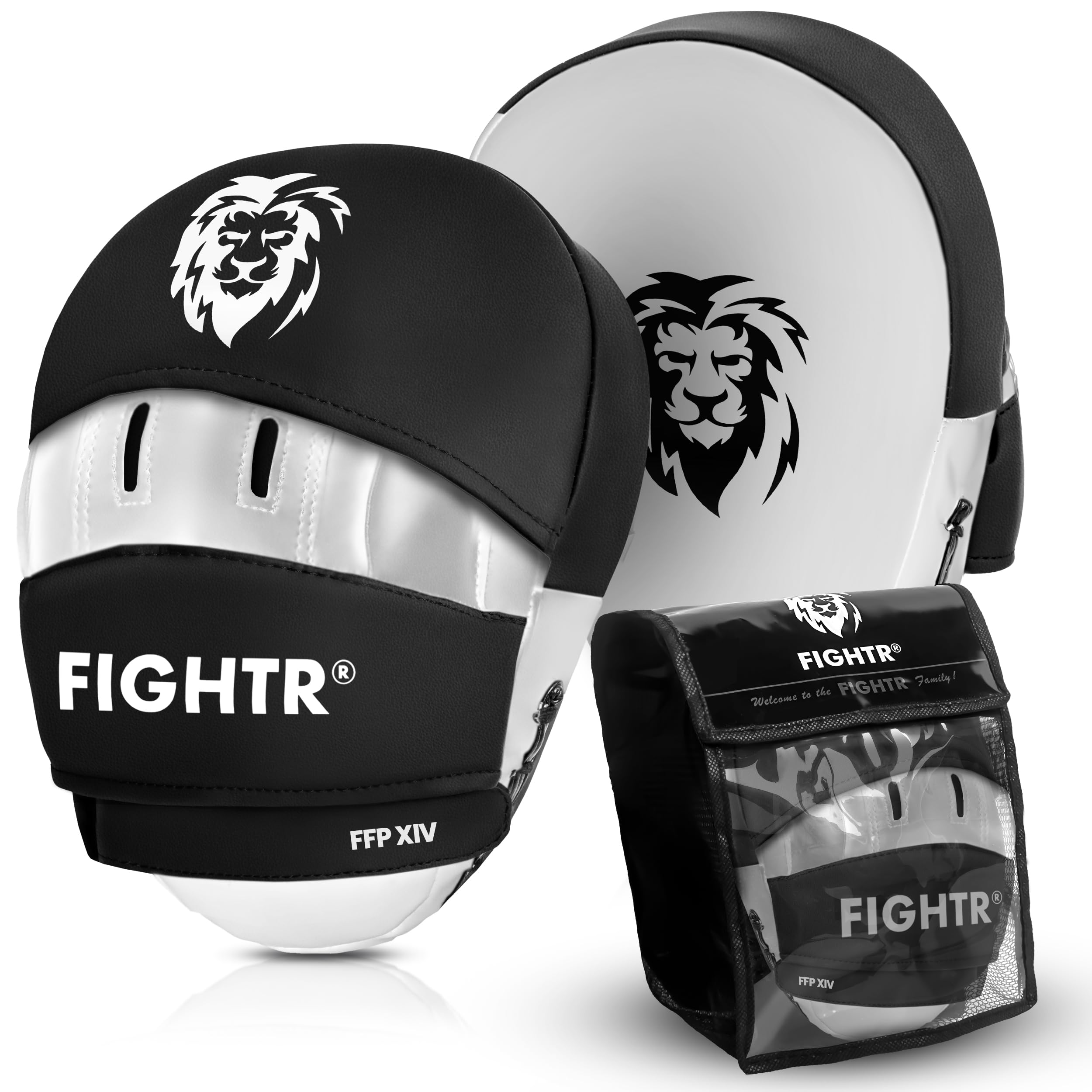 FIGHTR® Premium Punching Mitts - Ideal Padding