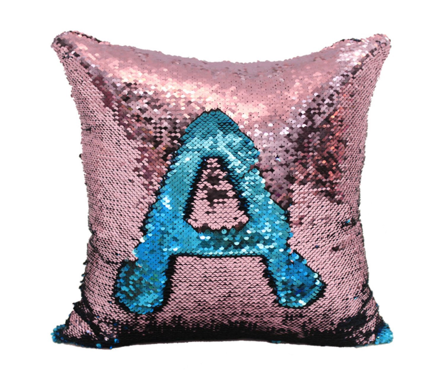 DOROIM Pillow Case Shiny Sparkling Reversible Sequins Magic Mermaid Invisible Zipper Case 16\