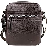 Lemuvlt Small/Medium Crossbody bag for men shoulder bag mens purse satchel leather messenger bag gift man