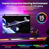 Quntis Monitor Light Bar 51cm with RGB Backlight, Eye Protection view 6