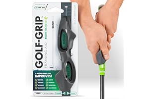 TREED GOLF-GRIP™ Golf Grip Trainer for Left & Right-Handed Golfers – Snap-On Golf Training Aid for Proper Hand Position & Swing Technique – Hit Straighter, Longer Shots & Fix Slices or Hooks