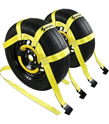 2" Ratchet Tie Down Straps With J-Hooks – 2 Pack, 10,000 Lb Break Strength For Car Hauling - View #10