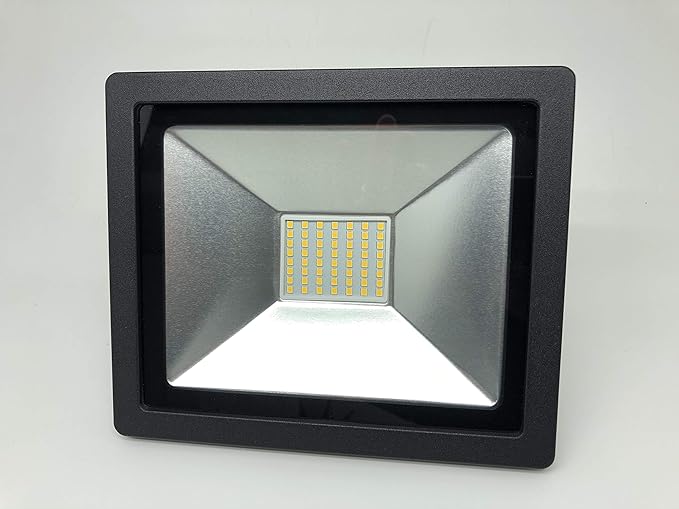 prowerk 010891 Proyector LED con detector de movimiento aluminio 20 W Negro