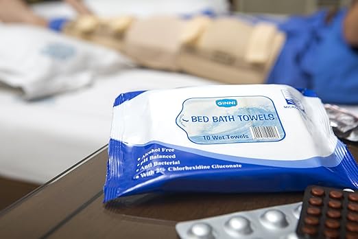 GINNI Bed Bath Towel - Set of 14 Packets