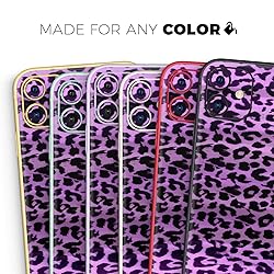 Design Skinz Vivid Purple Leopard Print