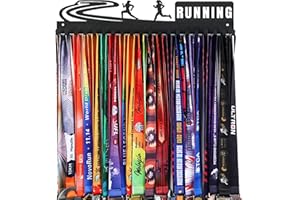 Goutoports Medal Holder Display Hanger - She Believed She Could She Did - Personalized Medal Wall Hanger for Sport Race Runner Sturdy Black Steel Metal Over 60 Medals Easy to Install