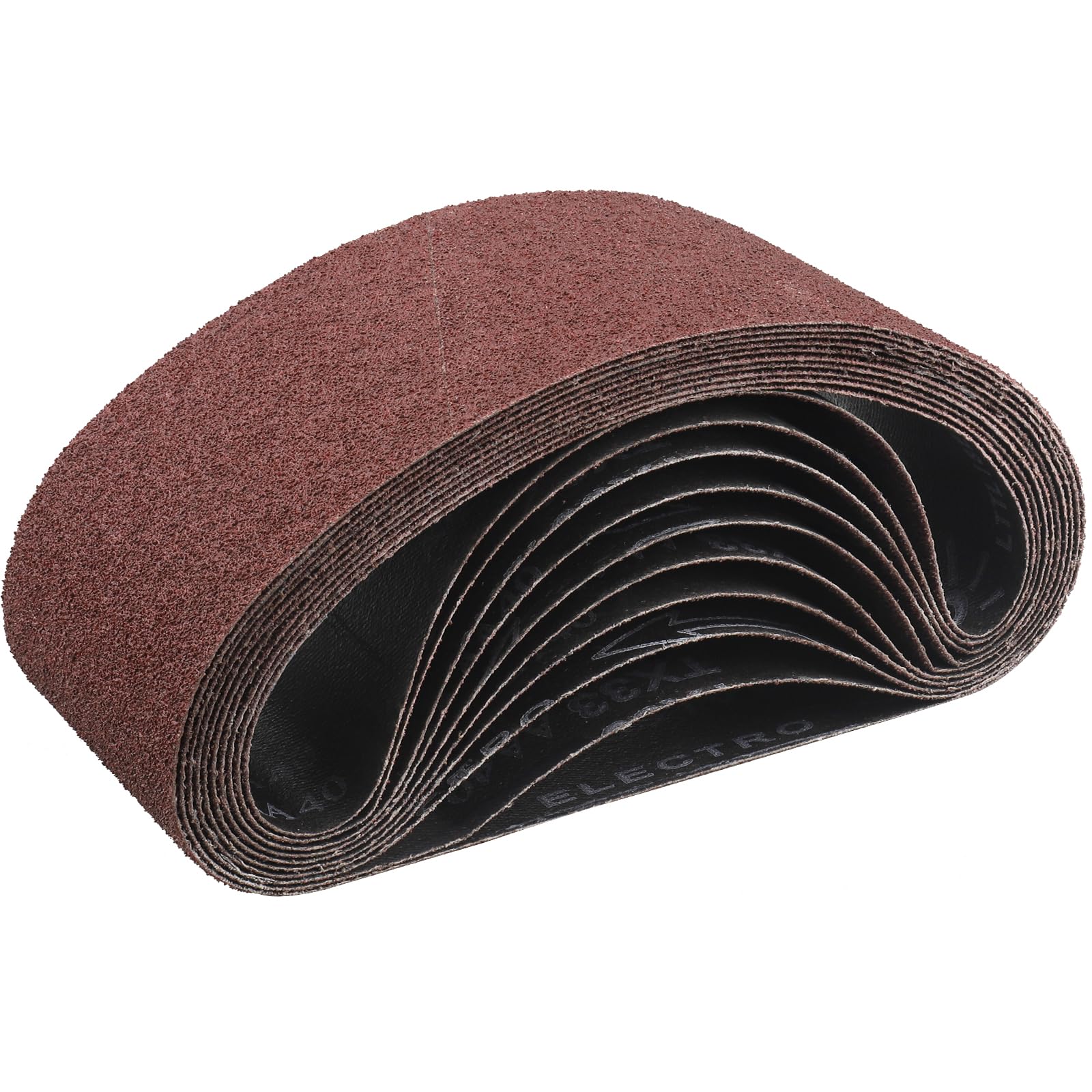 STEBRUAM Sanding Belt 100 x 560 mm,10PCS 40 Grit