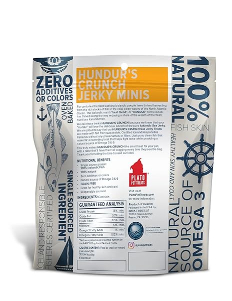PLATO HUNDUR’S CRUNCH JERKY MINIS 3.5OZ