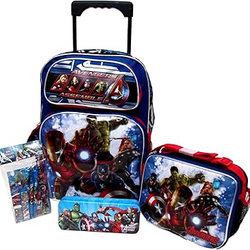 mochila ruedas vengadores