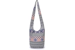 COTON POSE Women Shoulder Handbags Fashion canvas Hippie Crossbody Bags Bohemian Animal Prints Hobo Bags