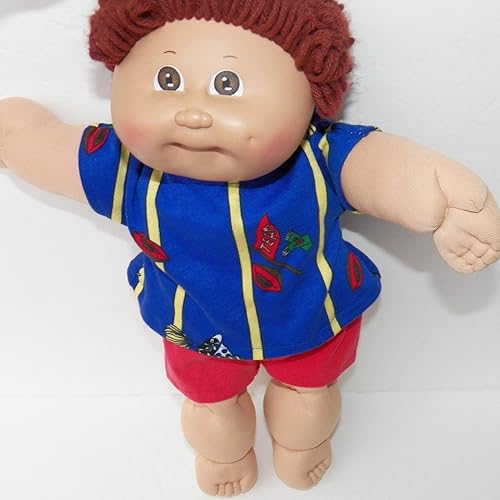 Amazon Com Cabbage Patch Kids 16 Boy Doll Clothes Red Shorts