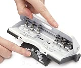Rapesco 1321 Adjustable 6-Hole Punch White 10 Sheet Capacity view 5