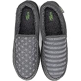 Western Chief Men's Moccasin Slippers - Warm Fleece House Shoes for Men, Indoor and Outdoor Slippers