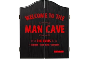 WINMAU Man Cave Deluxe Dartboard Cabinet