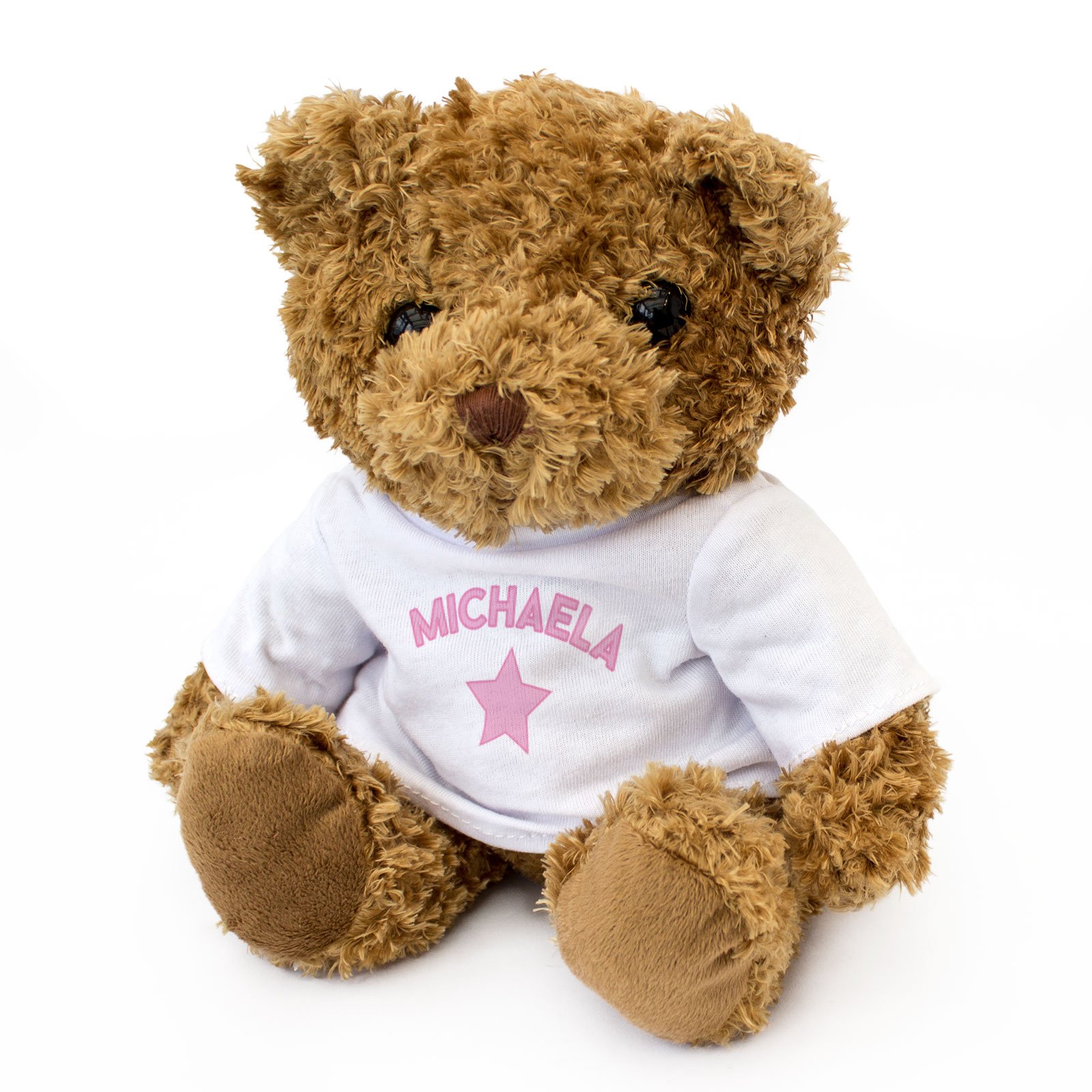 NEW - MICHAELA Teddy Bear - Cute Soft Cuddly - Gift Present Xmas Birthday
