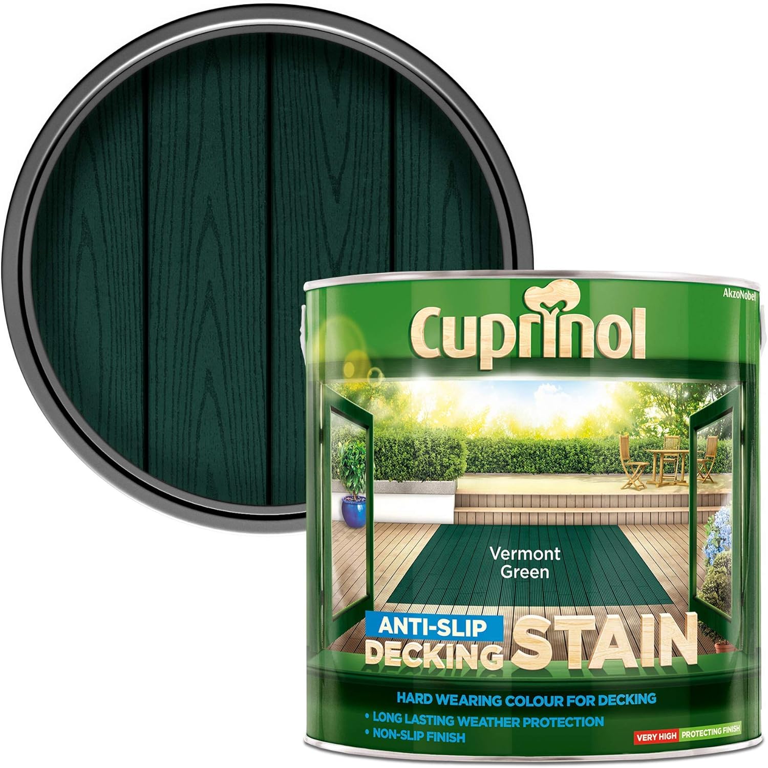 Cuprinol 2.5L Anti Slip Decking Stain 