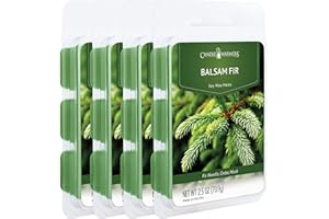 Candle Warmers Etc Classic Wax Melts 2.5oz, Balsam Fir Fragrance (4-Pack) – Each Pack has x4 2.5 oz Wax Melts and 30 Hours of Fragrance – Perfect for bedrooms, Living Rooms, and bathrooms