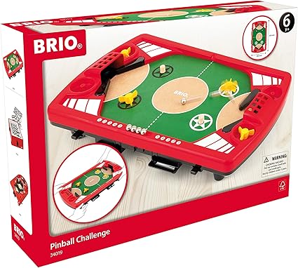 Brio Spiele 34019 Tischfussball Flipper Pinball Als Holzspielzeug Fur Kinder Kinderspielzeug Empfohlen Ab 6 Jahren Amazon Nl