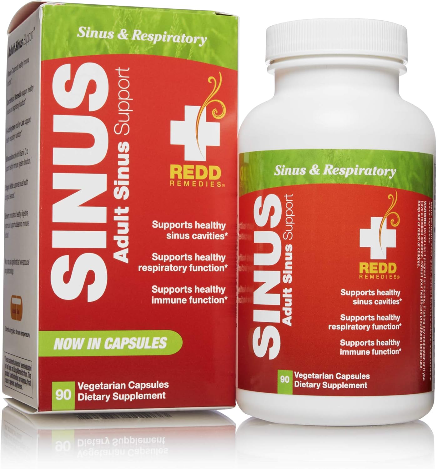 Redd Remedies, Adult Sinus Support, Respiratory and Immune Health Formula, 90 Tablets: Health & Personal Care