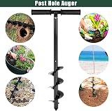 VIDETOL 10X60cm Manual Fence Post Auger with Non-Slip Handle view 7