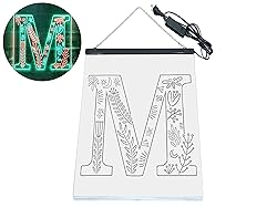 ADVPRO Letter M Initial Monogram Family Name Dual