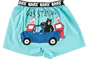 Lazy One Funny Animal Boxers, Novelty Boxer Shorts, Hunorous Kids' Underwear, Gag Gifts for Boys