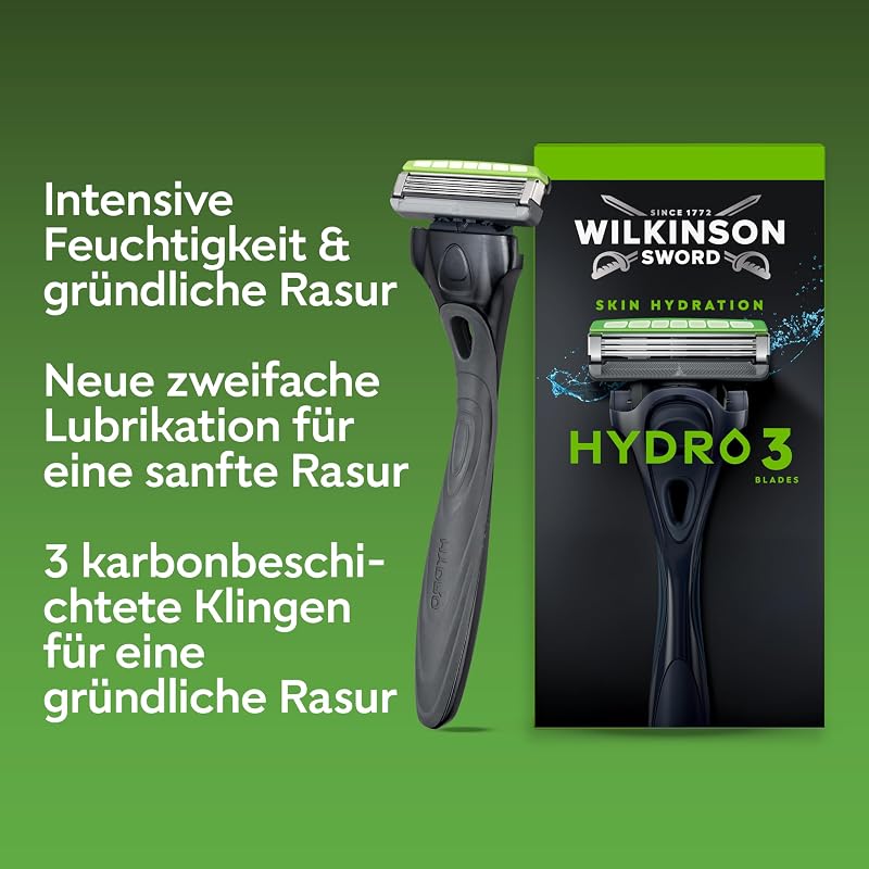 Hydro 3 Rasierer-Ersatzklingen, 8er-Pack