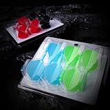 CyeeLife One Piece Dart Shafts and Flights 12pcs Black/Red/Blue/Green 2BA view 7