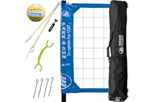 Park & Sun Sports Tournament Flex 1000: Portable Outdoor Volleyball Net System