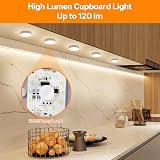 Homelist Under Cabinet Light Kit with Remote, 3 Pack Motion Sensor Lights view 2
