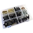129 Piece Jig Fixture T Track Hardware Kit 5/16 18 Threads with Knobs, T Bolts, Threaded Inserts 129PJHK-5/16
