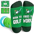 Zmart Golf Gifts For Men Women - Cool Gifts For Golfers, Golfing Socks Golf Presents, Novelty Golf Socks, Golf Stocking Stuffers