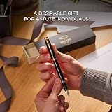 Parker IM Fountain Pen Grey Lacquer Gold Trims Medium Nib Gift Box view 6
