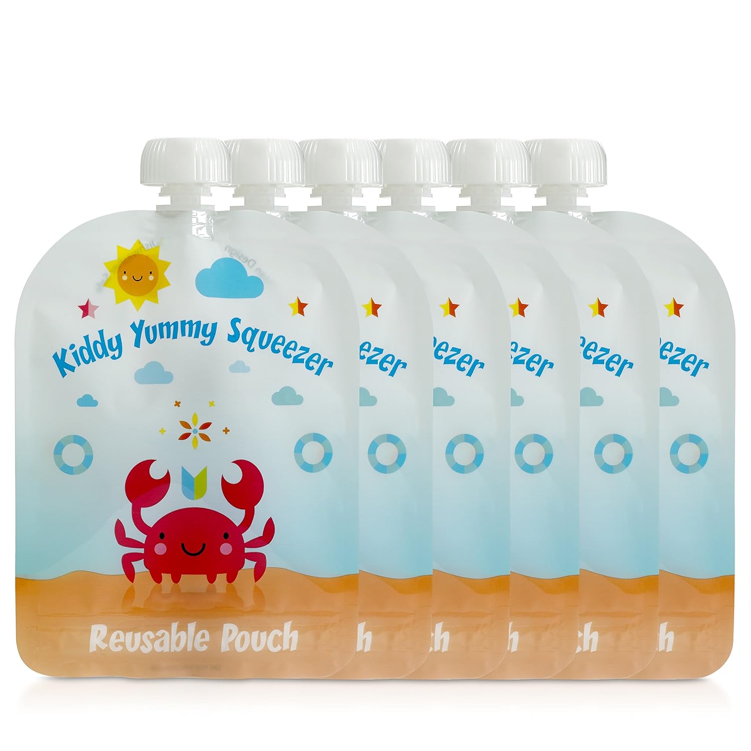 Amazon Com Reusable Food Pouch Refillable Squeeze Pouches Kids