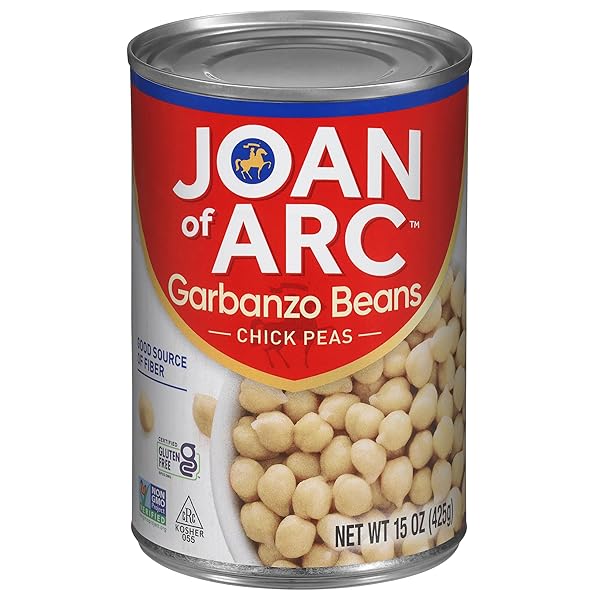 JOAN OF ARC BEANS, GARBANZO, 15 OUNCE