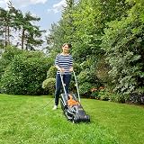 BLACK+DECKER 32cm Electric Rotary Mower with GL250 Grass Trimmer view 2