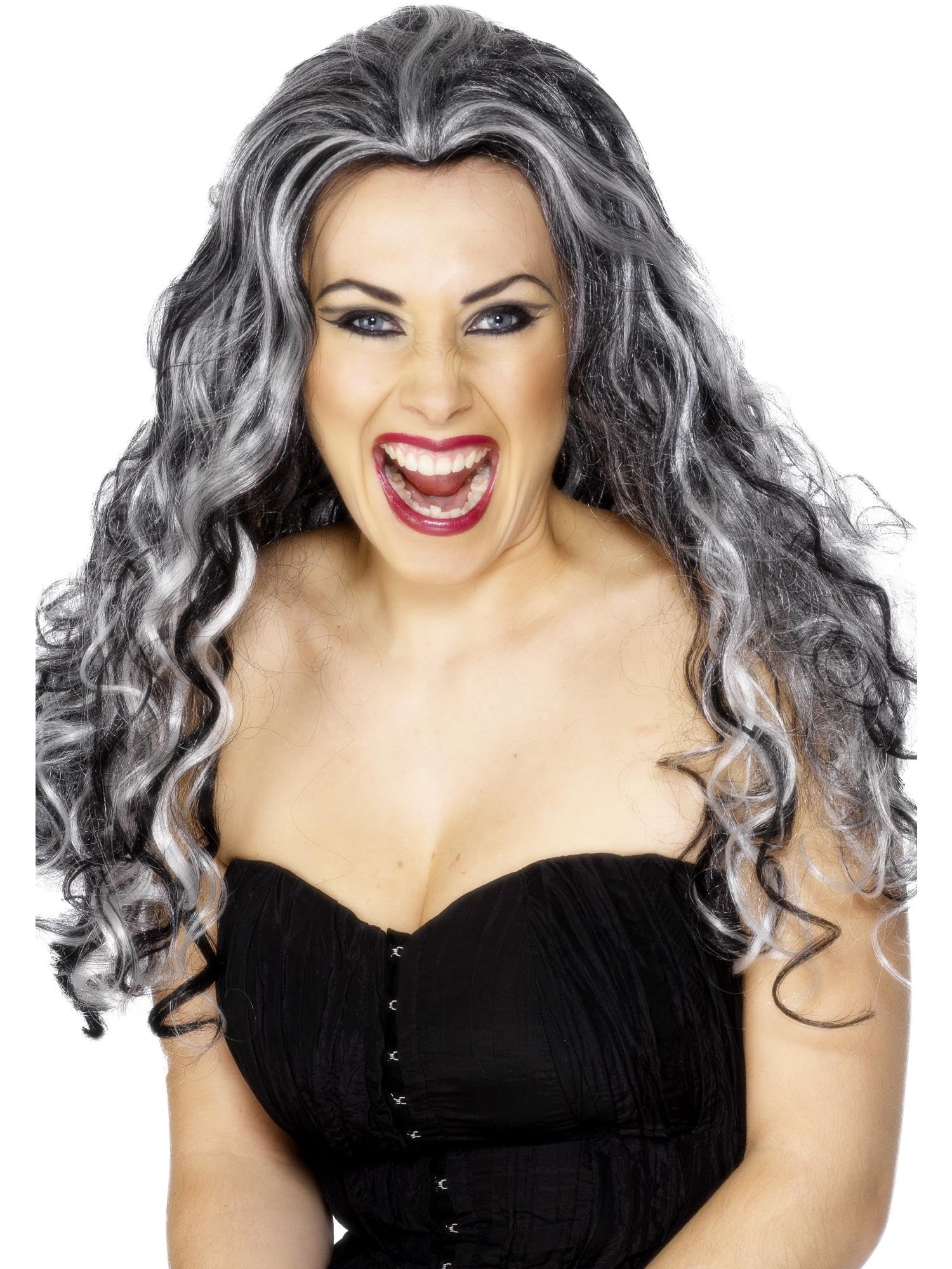 Adult Renaissance Vampire Wig Black