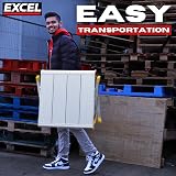 Excel Aluminium Folding Hop Up Platform Work Bench 600mm x 600mm Pack of 2 view 4