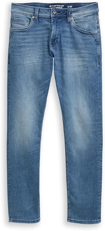 Jean Josh Regular Slim pour Homme, 10119 - Bleu Denim usé, 36W x 32L